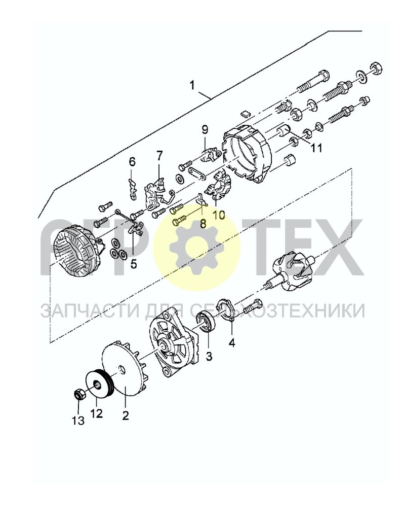 Генератор (2375.03.014) (№1 на схеме)